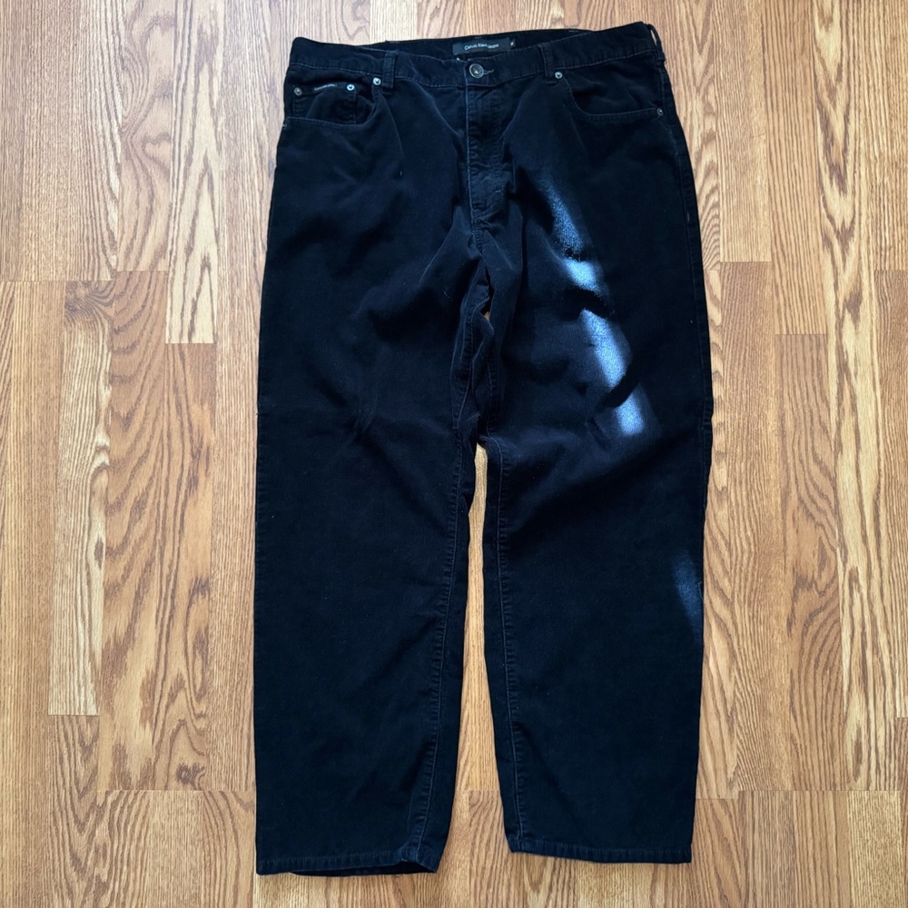 Men's Black Corduroy Pants